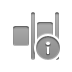 distribute,horizontal,right,info icon