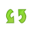 arrow,double,anticlockwise icon