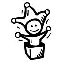 birthday, celebration, decoration, gift, holiday, puppet svg vector icon
