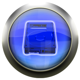 blue,harddrive icon
