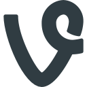 logo, media, social, vine svg vector icon