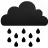 rain,black icon