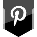 logo, pinterest, social svg vector icon