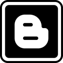 blogger, media, social svg vector icon