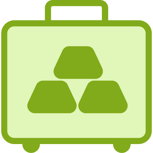 Gold Handbag svg vector icon