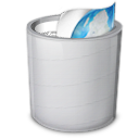 dock,trash,full,recycle bin icon