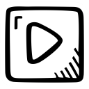 audio, media, multimedia, play, play button, player svg vector icon