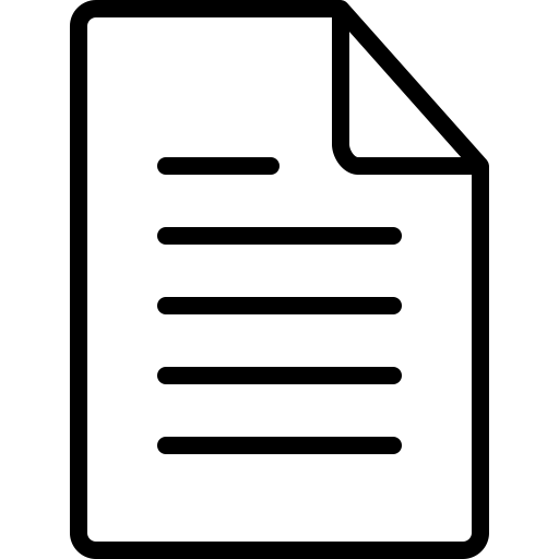 Document svg vector icon