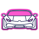 auto, car, diablo, lamborghini, transport, travel svg vector icon
