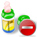feeding,bottle,delete,del,remove icon