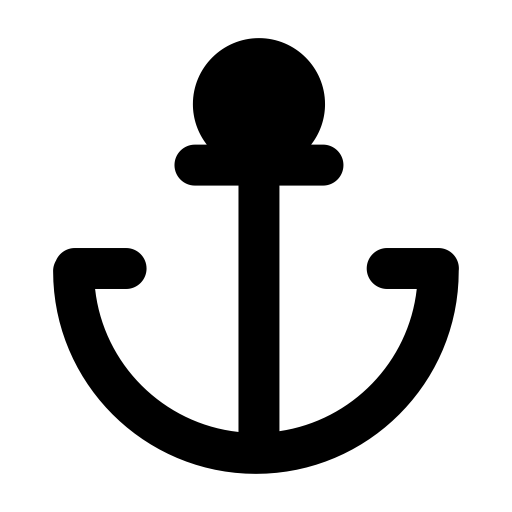 Anchor Solid svg vector icon