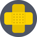aid, band aid, bandage, first aid, health, plaster, plasters svg vector icon