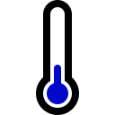 full, quarter, thermometer svg vector icon