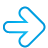 arrow, basic, blue, up icon