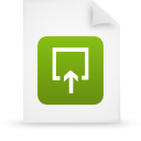 document, file, green, paper icon