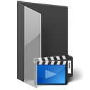 folder,movie,film,video icon