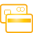 basic, cards, credit, yellow icon