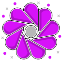 abstract ecology, abstraction, environmental, flower, leaves, shape svg vector icon