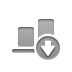 align,horizontal,bottom,down icon
