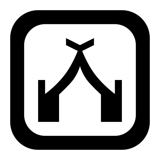 Tent svg vector icon