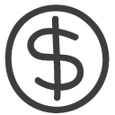 dollar, funding, investment icon
