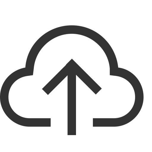 Cloud Upload svg vector icon