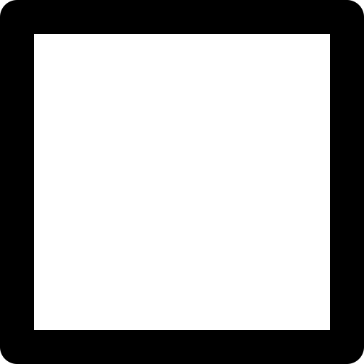 Square svg vector icon
