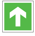 arrow, code, direction, emergency, green, sign, sos svg vector icon