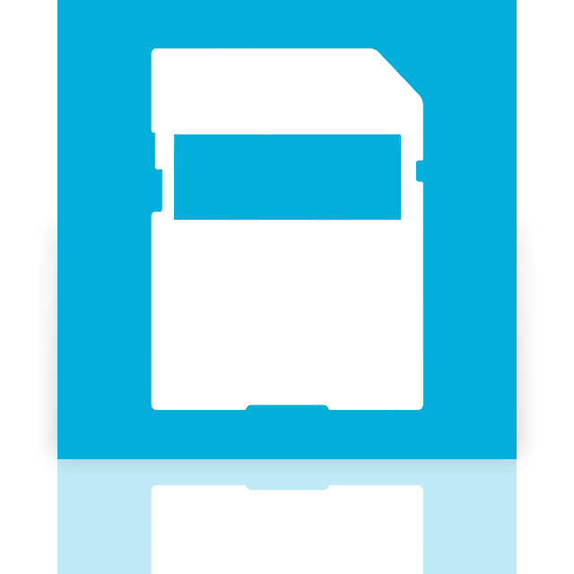 card, mirror, sd icon