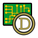 coin, cryptocurrency, currency, digital, dogecoin, exchange, wallet svg vector icon