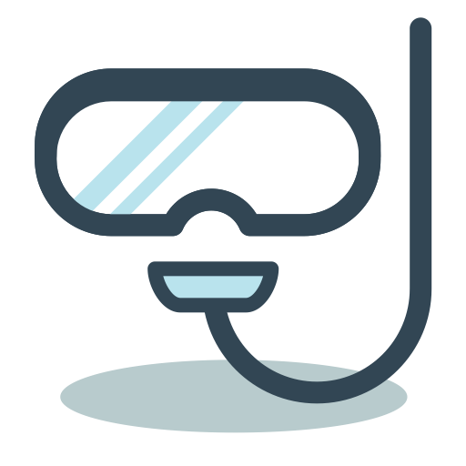 Diving Mask svg vector icon