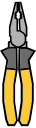diy, pilers, tools svg vector icon