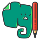 evernote, internet, media, network, online, social svg vector icon
