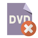 file,format,dvd,close icon