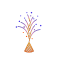 anaar, diwali, festival, fireworks, lights svg vector icon