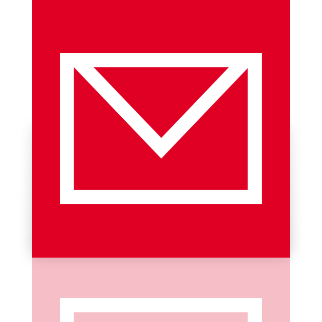 mail, mirror icon