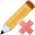 delete, edit icon