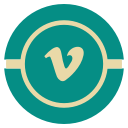media, social, vimeo, vintage svg vector icon
