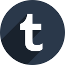tumblr svg vector icon