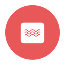 comment, content, message, modern, news, red, write icon