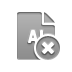 file,format,ai,close icon
