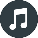 itunes, logo, media, social svg vector icon