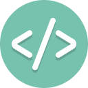 coding, programming, tags svg vector icon