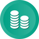 bank, banking, business, coins, finance, marketing svg vector icon