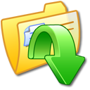 folder,yellow,downloads icon