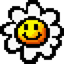flower, retro, yoshi icon