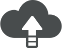 arrow, cloud, cloud computing, sync, up, update, upload svg vector icon