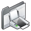 folder,printer,print icon