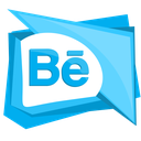 behance, logo, media, portfolio, social icon