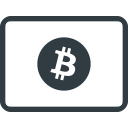 bitcoin, credit, ecommerce, money, online, pay, payments svg vector icon